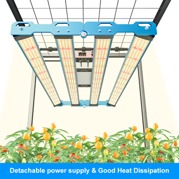 For 3x3 ft Tent Rotatable KingBrite P55 320W Full Spectrum Samsung LM301H EVO LED Grow Lights