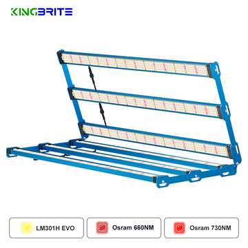 No Tax To EU! LM301H EVO 480W! Rotatable KingBrite 480W Led Samsung LM301H EVO Osr 660nm 730nm Full Spectrum Led Grow Bar Light