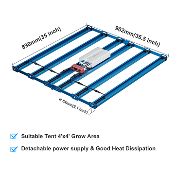 No Tax To EU! LM301H EVO 480W! Rotatable KingBrite 480W Led Samsung LM301H EVO Osr 660nm 730nm Full Spectrum Led Grow Bar Light