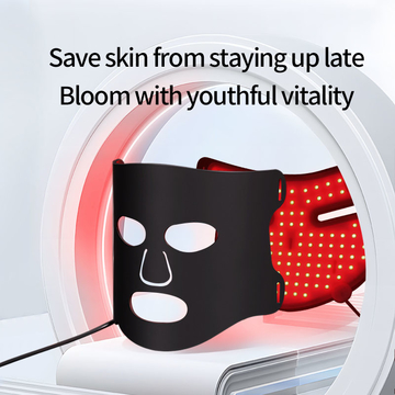 KingBrite 7 Color Mask White Design Appearance Customizable With Battery Controller red light therapy mask